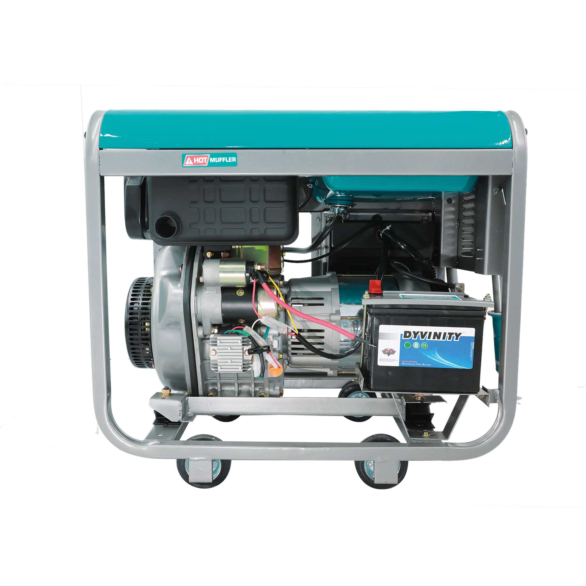 GENERATOR draagbaar diesel open 5,0 kW - Eenfasig TP450001 | 5,0 kW