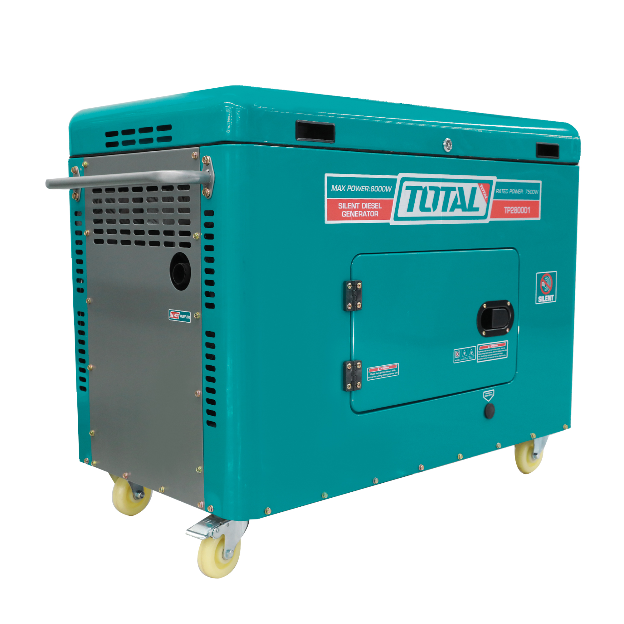 GENERATORE diesel insonorizzato 8.0 kW - Monofase TP280001 | 8.0 kW