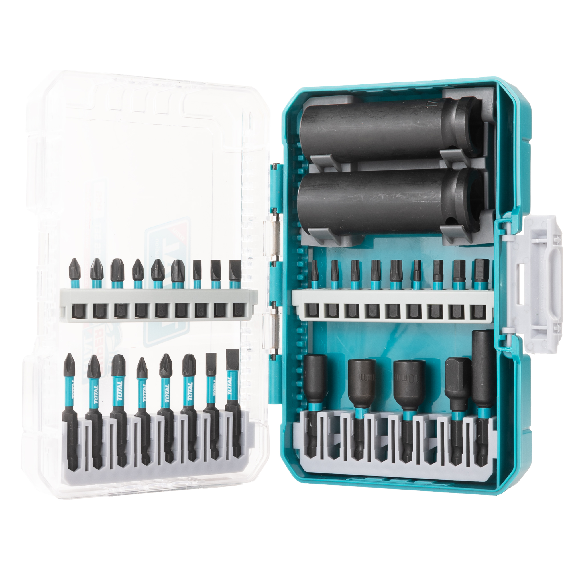 Box mit 33 Schlagbits + Bithalter TACSDL63306