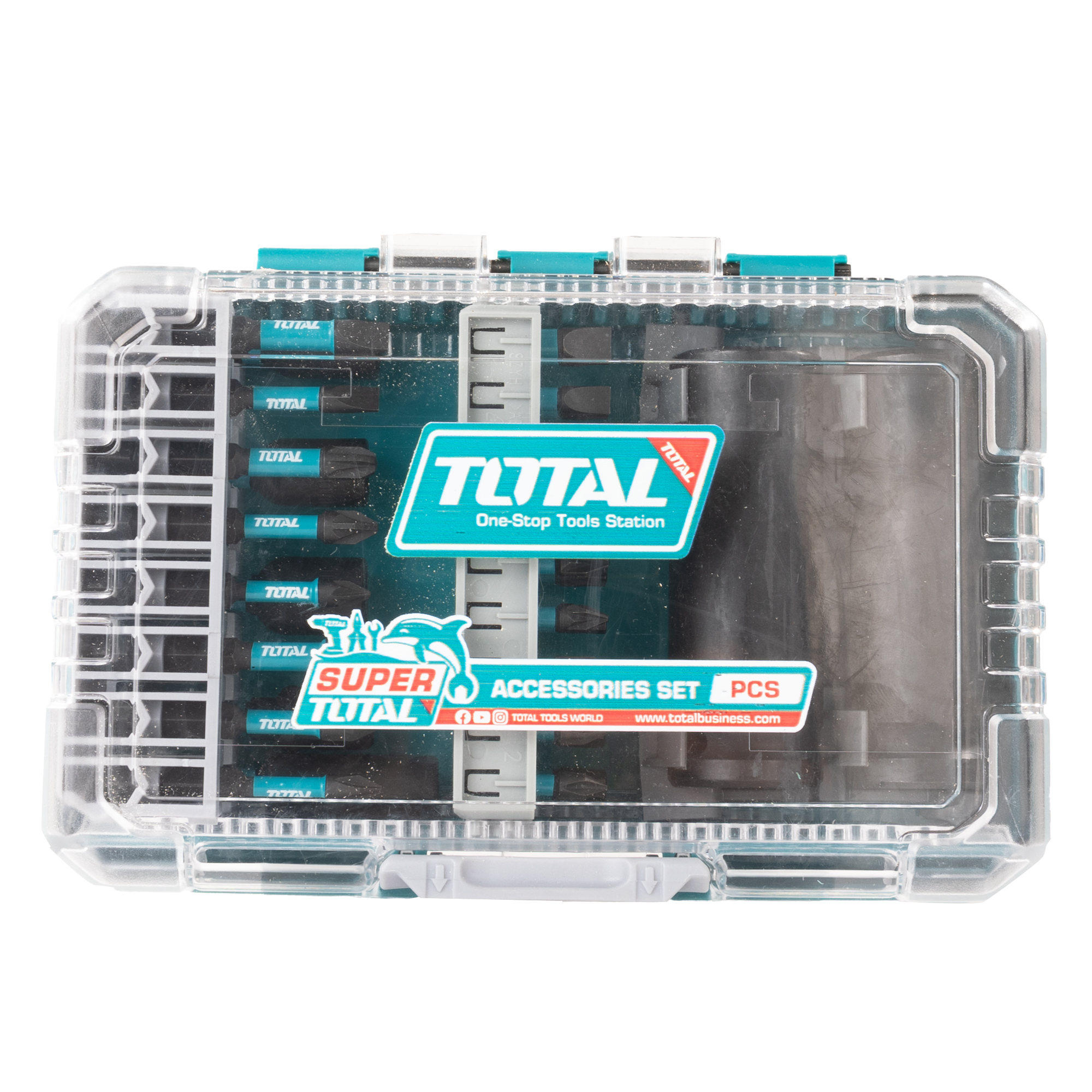 Box mit 33 Schlagbits + Bithalter TACSDL63306