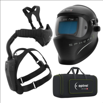 Pack: sphereX quattro - casco da saldatura e swiss air con pannello di controllo