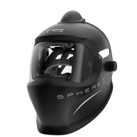 Scocca PAPR (e3000X) sphereX pure air - nero