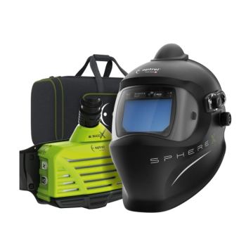 Pack: sphereX clt - lashelm met verse lucht en e3000X (ATEX)