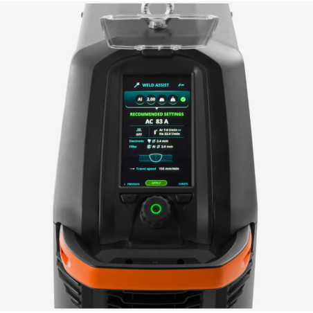 KEMPPI - MASTER T 245 AC/DC + 8m-Brenner + Frontblende MTP33X