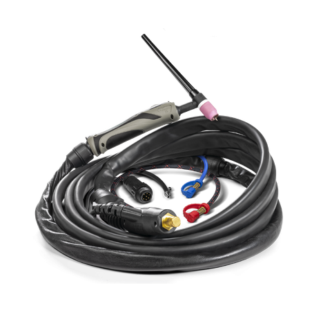 TIG Torch 18 - liquid-cooled - 4m - CONNECT. 35/50 + AMPH. 7pts