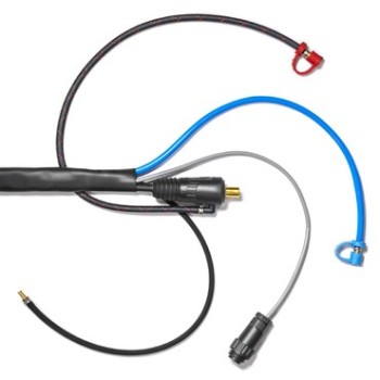 TIG Torch 18 - liquid-cooled - 4m - CONNECT. 35/50 + AMPH. 7pts