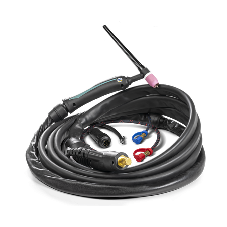 TIG PRO Torch 18 - liquid-cooled - 4m - CONNECT. 35/50 + AMPH. 7pts