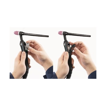 Torcia TIG PRO 18 - liquido - 4m - CONNECT. 35/50 + AMPH. 7pts