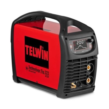 TELWIN - TIG AC/DC HF Technology 222 | TIG Welding Unit with Accessories - 2,295.20