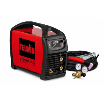 TELWIN - TIG AC/DC HF Technology 222 | TIG Welding Unit with Accessories