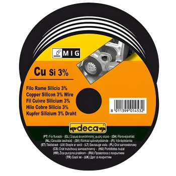 Filo CuSi3 Ø 0,8 mm per saldatura Brazing MIG bobina da 800 g