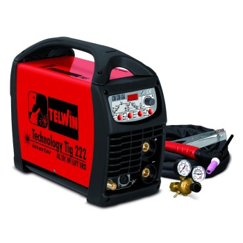 TELWIN - TIG AC/DC HF Technology 222 | TIG-Schweißgerät mit Zubehör