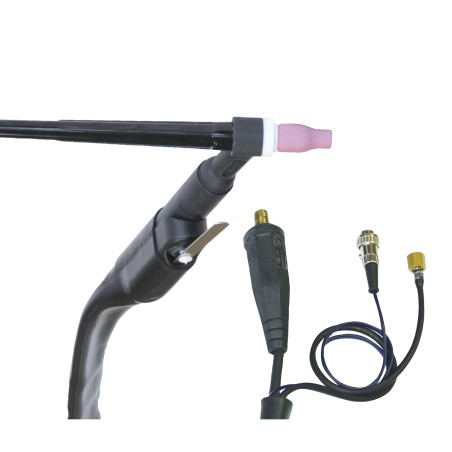 Antorcha de láminas para soldadura TIG SR26 L para equipo Gys
