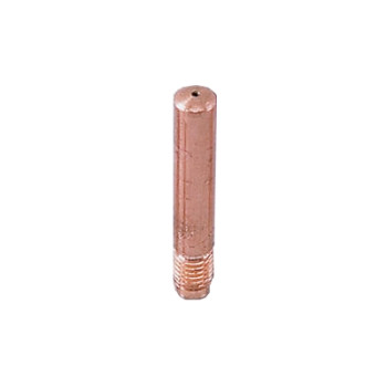 10 tubes contacts pour fil acier ou inox filetage M5 - Longueur 18 mm