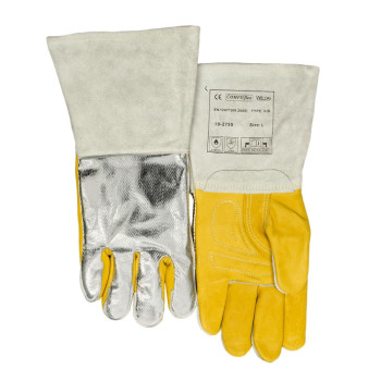 Guanti saldatore MIG-MAG Wedas 10-2755 rinforzato e dorso alluminizzato