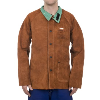 Men's Lava Brown Weldas welding jacket