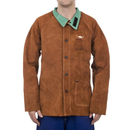 Giacca da saldatore uomo Lava Brown Weldas