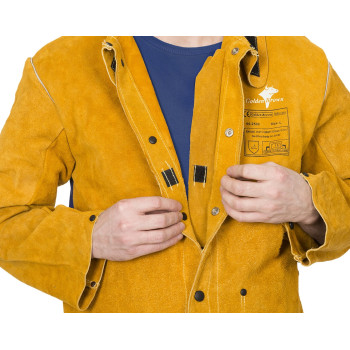 Chaqueta de soldador Golden Brown Weldas