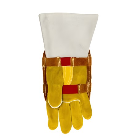 Protetor de mão aluminizado com dorso em couro Weldas