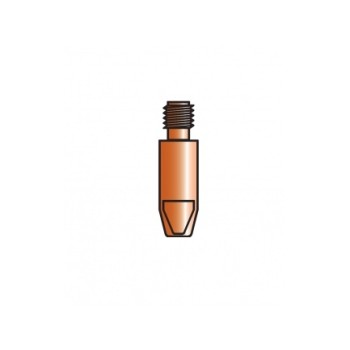 10 tubes contacts pour fil Aluminium filetage M6 - longueur 28 mm