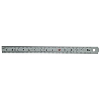 Roestvrij stalen lineaal 150 mm
