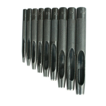 Set van 9 ponsen