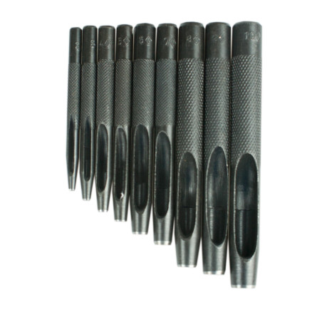 Set van 9 ponsen