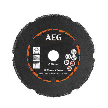 Disco Ø 76 mm para sierra múltiple AEG