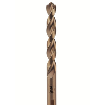 Forêt acier XTURBO HSS cobalt 5 % taillé meulé avec pointe centrante