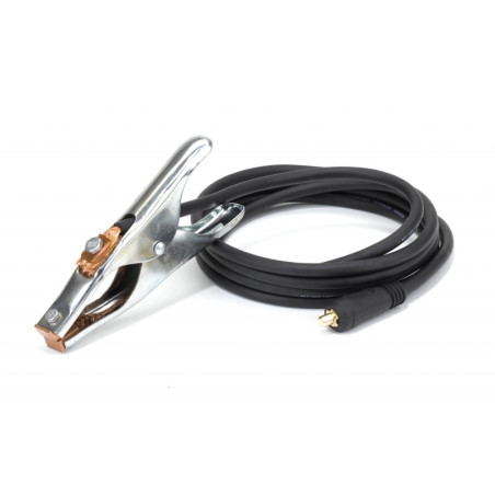 Pince de masse 400 A + câble 25 mm²  3 m  SACIT