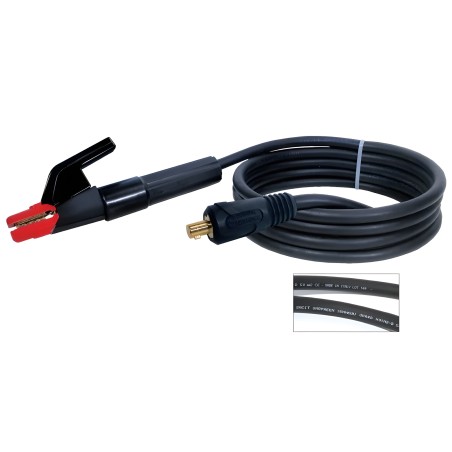 Portaelectrodo 250 A + cable 35 mm² conector TX 50