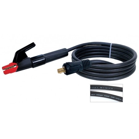 Porte électrode 250 A + câble  35 mm² connecteur TX 50