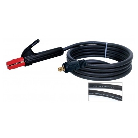 Porte électrode  PARVA 2 + câble 5 m 25 mm²