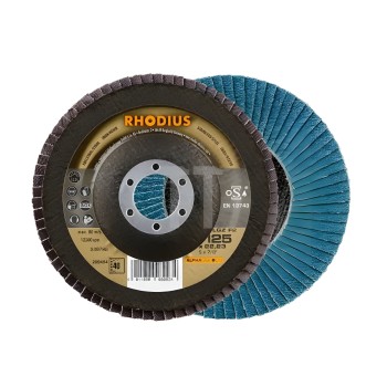 Lamellenschijf voor inox Ø 125 mm Rhodius LSZ F2