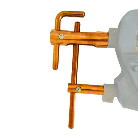 2 right arms 140 mm + 1 curved electrode Ø 12 mm and 1 straight 215 mm Modular 230 and 400 Telwin