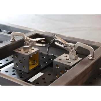 STRONG AND TOOLS | Pinza tornillo de sujeción para mesa de soldadura