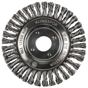 KLINGSPOR - Escova circular Ø 125 fio torcido - BRP 600Z
