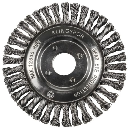 KLINGSPOR - Circulaire borstel Ø 125 getordeerd draad - BRP 600Z