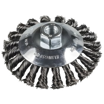 KLINGSPOR - Spazzola conica filo ritorto Ø 115 mm BK 600Z