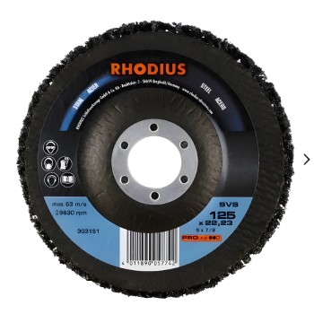RHODIUS - Disco de limpeza em nylon não tecido