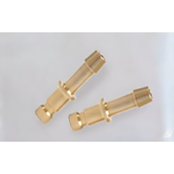 2 Uniões de gás macho Ø 5 mm encaixável para posto TIG