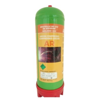 Bouteille de gaz jetable ARGON  2,2 Litres