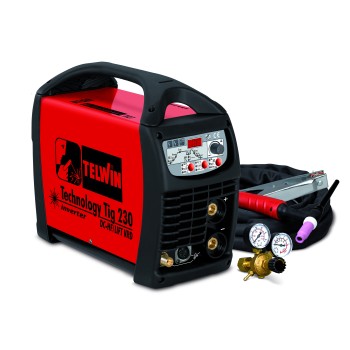 TELWIN - TIG HF Technology 230 DC HF | Posto de soldadura TIG