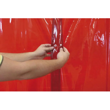CEPRO | Rideau de soudure orange largeur 140 cm