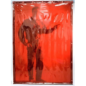 CEPRO | Rideau de soudure orange largeur 140 cm