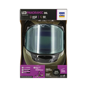 Careta de soldadura GYS LCD PANORAMIC 3XL