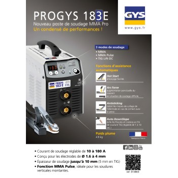 Lasapparaat MMA Inverter PROGYS 183 E