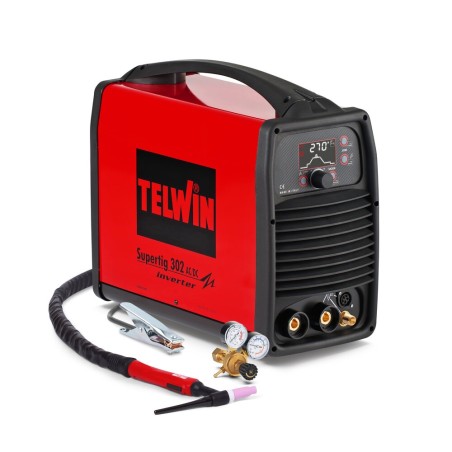 TELWIN - Supertig 302 AC/DC | TIG lasapparaat met accessoires