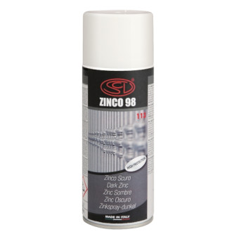 SILICONI |ZINCO 98  Galvanisation à froid couleur gris foncé