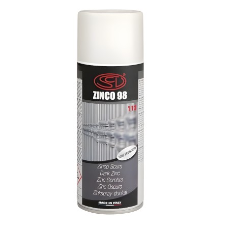 SILICONI |ZINCO 98 Galvanização a frio cor cinzento escuro